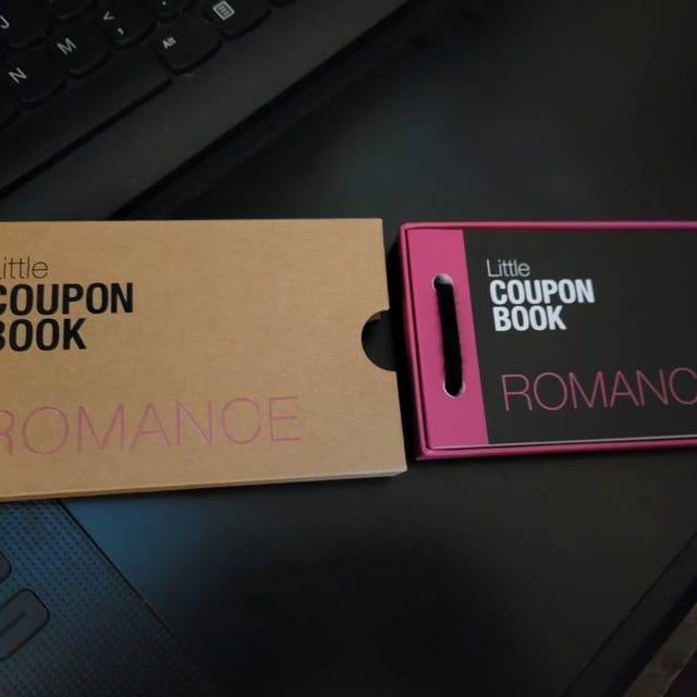 Customer photo review of Romance Coupon Book for Couples