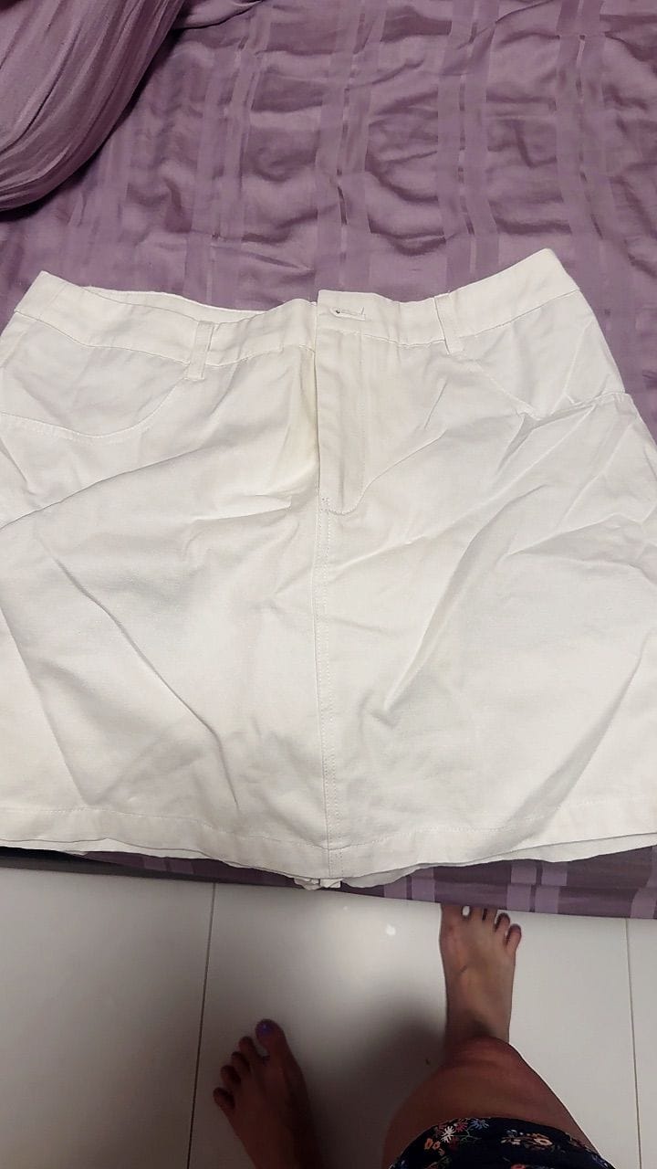 Customer photo review of Basic Cotton Pocket Skorts
