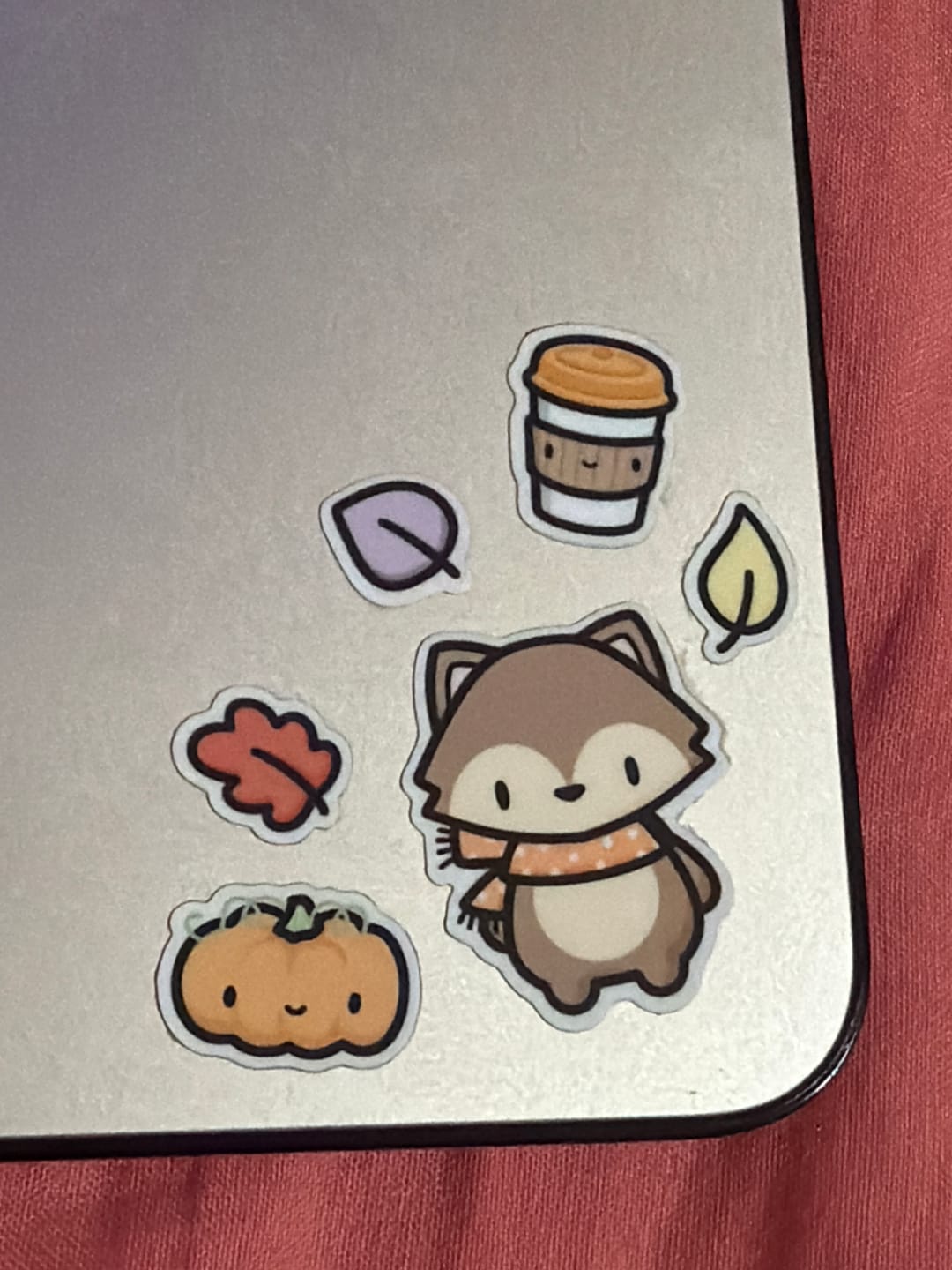 Customer photo review of Brown Fox Sticker Sheet