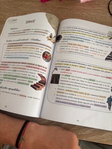 Recenzie cu fotografie de la un client despre Carte Română Bacalaureat Bacademia (temă și viziune, caracterizare, relație) - Ediția II