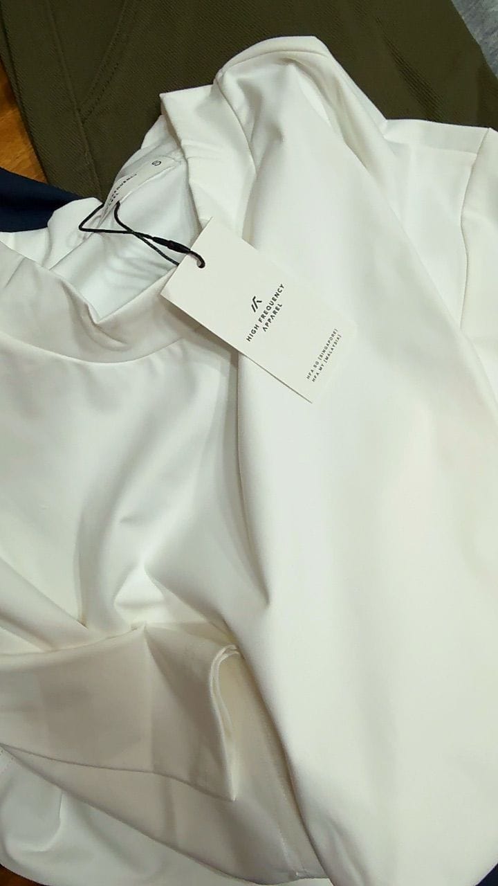 Customer photo review of Mock Neck Athleisure Oversized T-Shirt