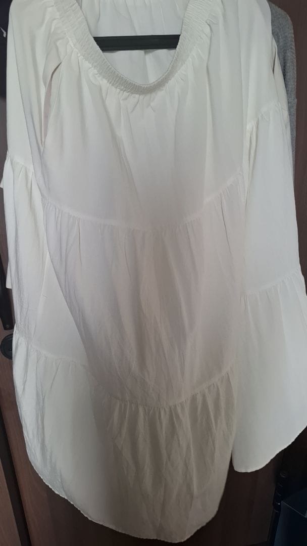 Customer photo review of 3-Tier Flowy Maxi Skirt