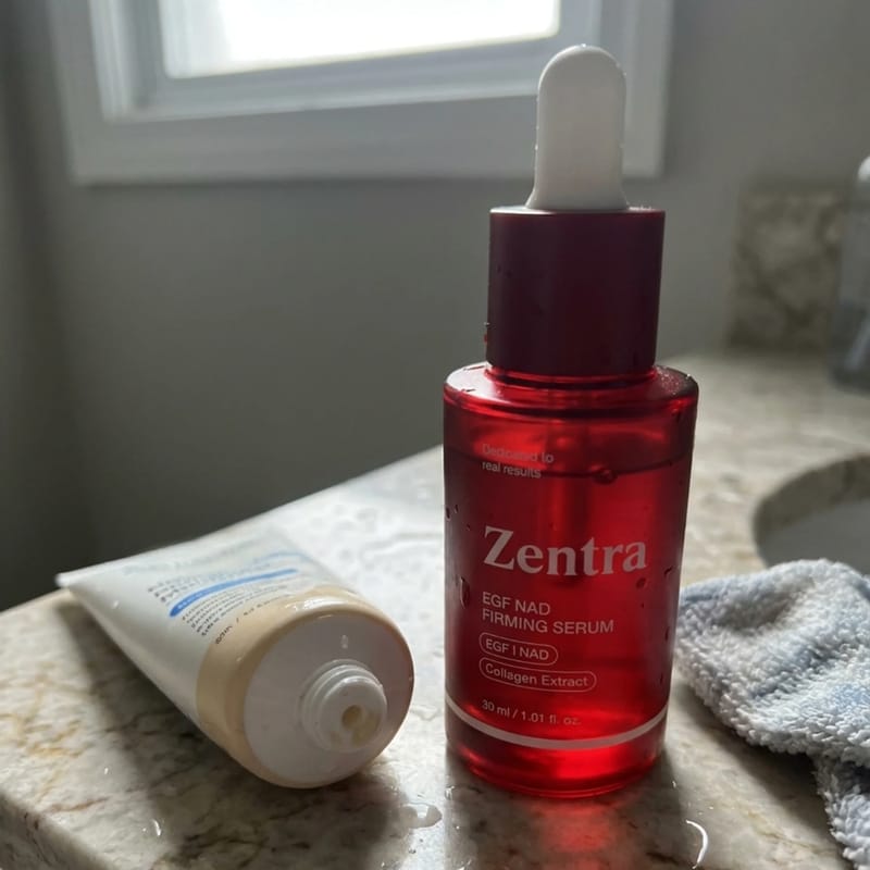 Customer photo review of firming serum