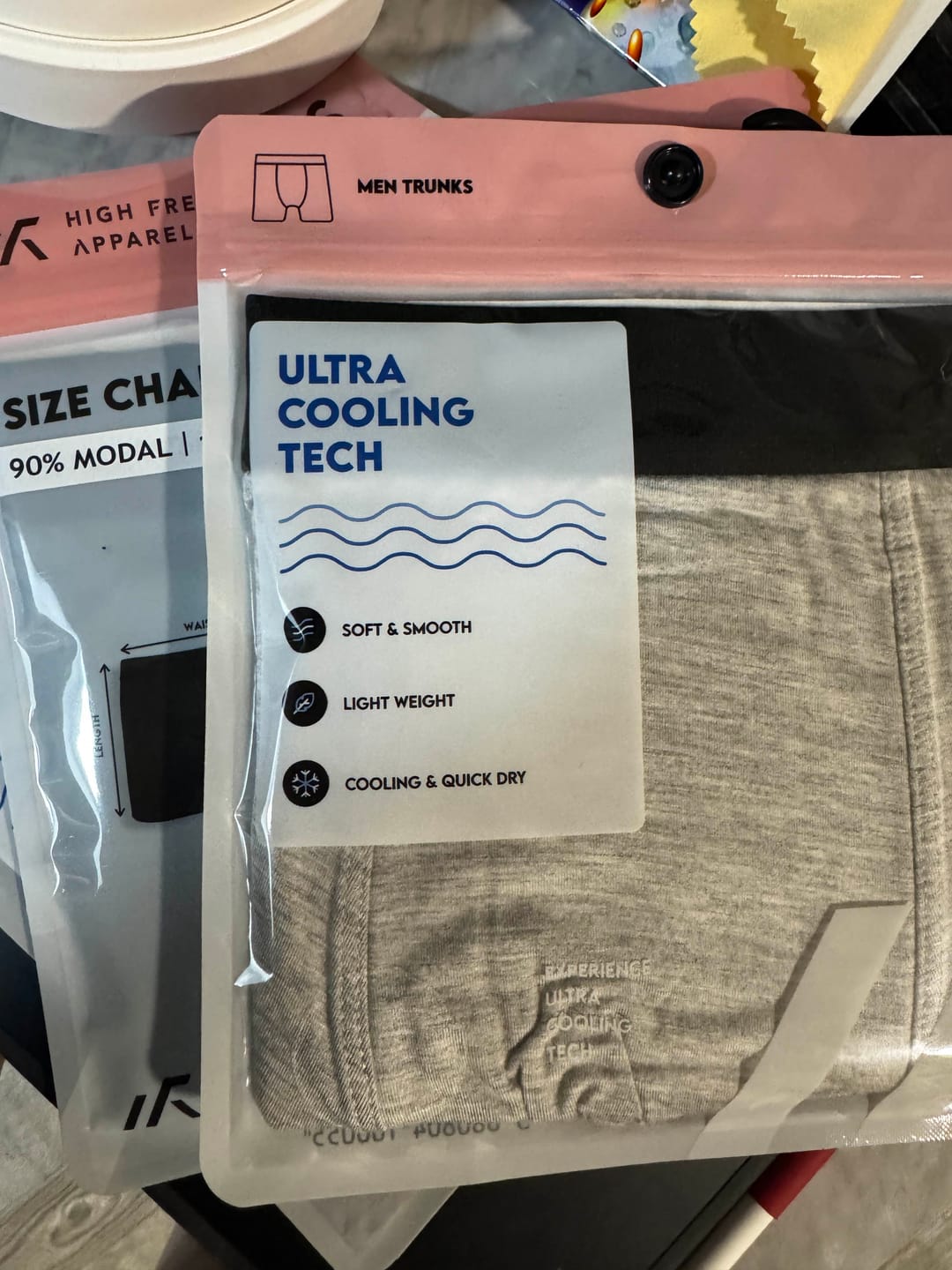 Customer photo review of Modal Cooling Boxer Briefs