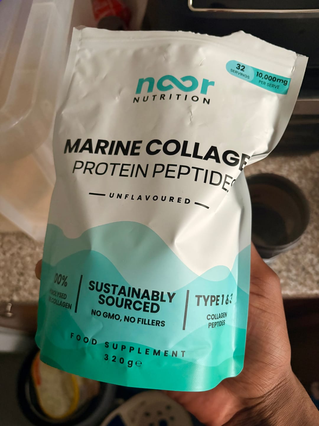Customer photo review of Marine Collagen Powder