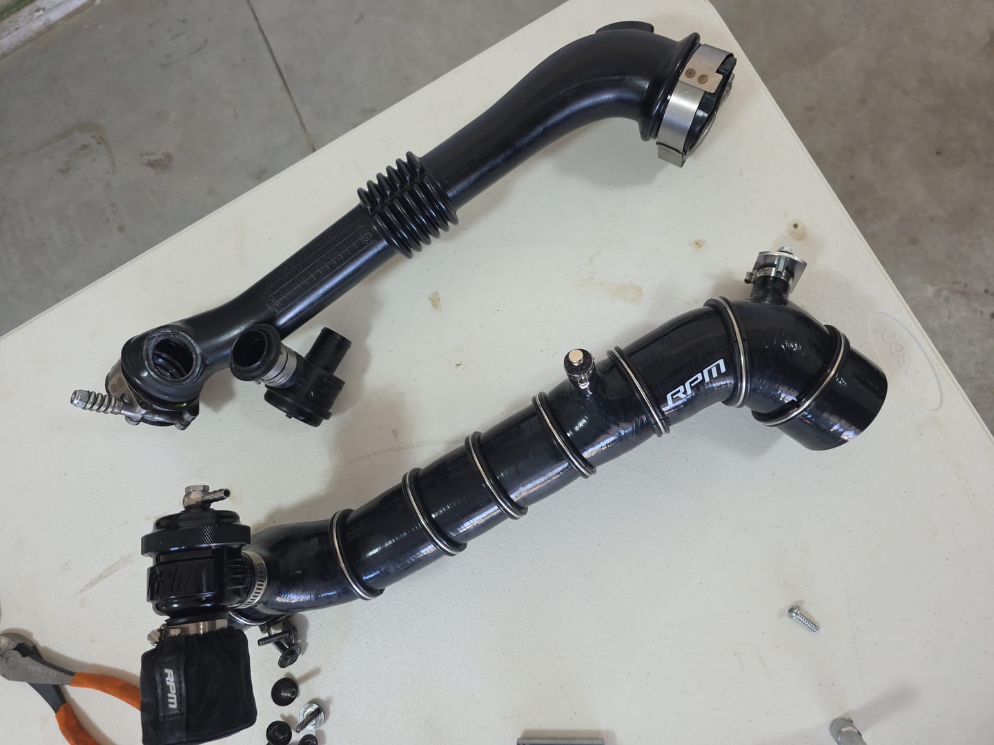Customer photo review of RPM Wire Reinforced 5ply Silicone Charge Tube - Polaris RZR Turbo XP PRO XPT Turbo S & Turbo R/Pro S