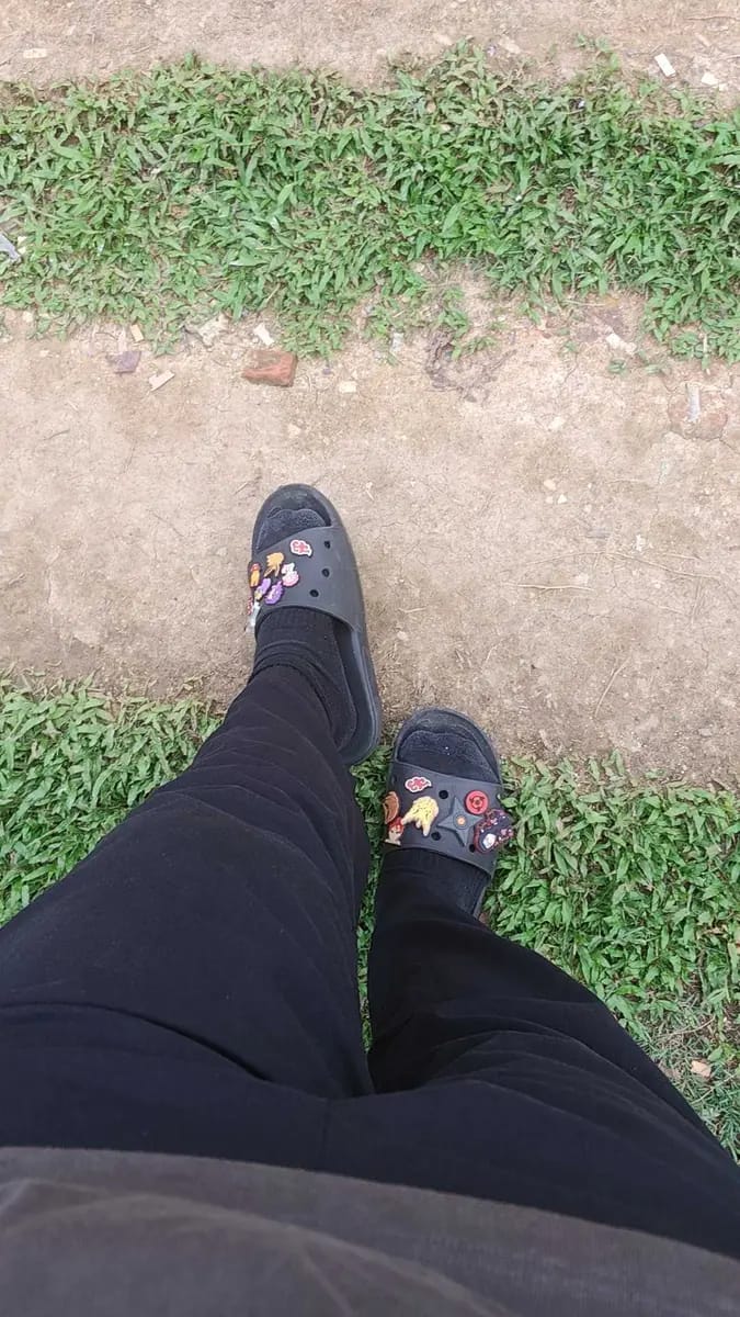 Customer photo review of Cotton Tapered Fit Ultra Soft Sweat Pants