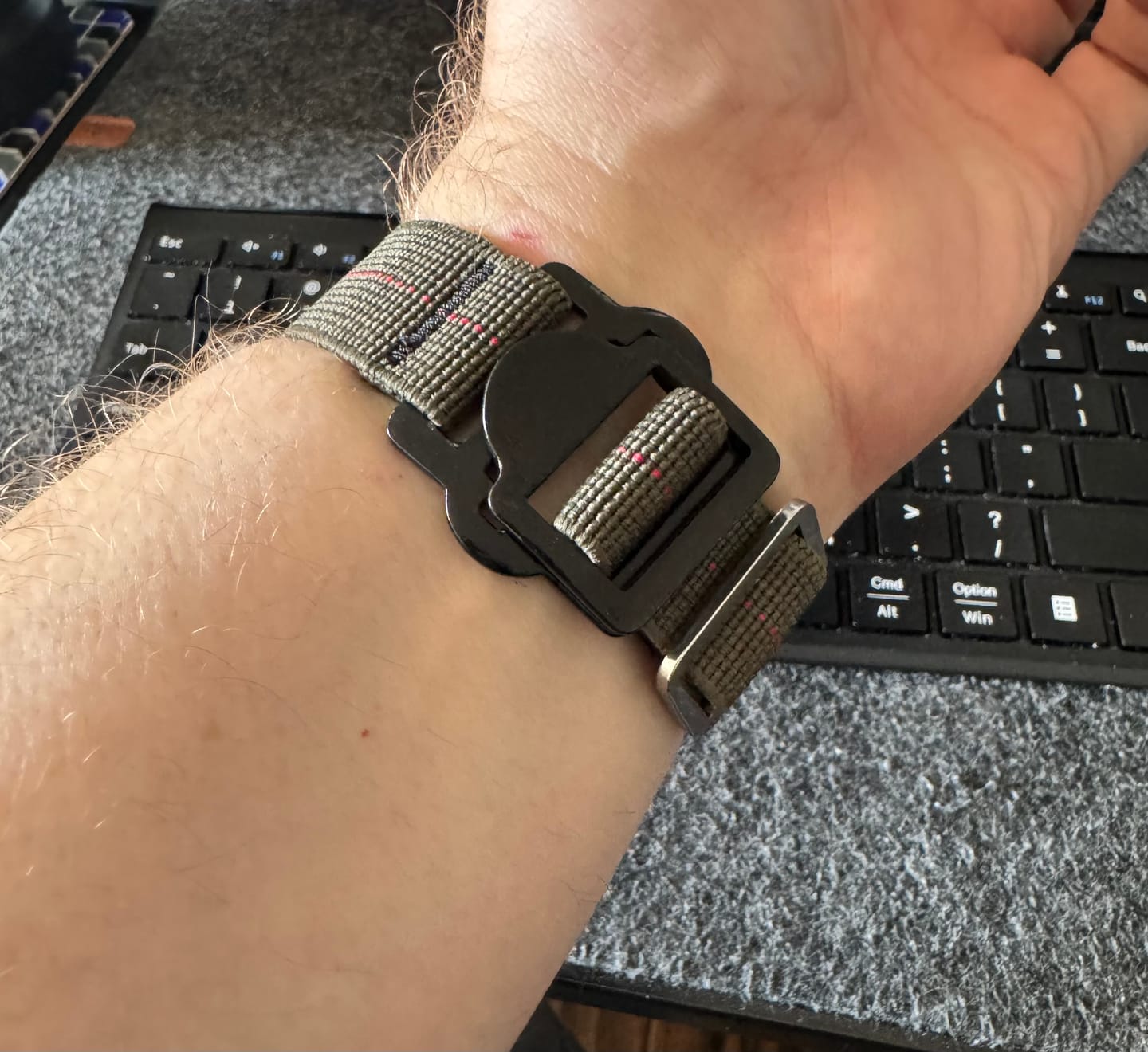 Customer photo review of The WOE-ZA Commando Strap