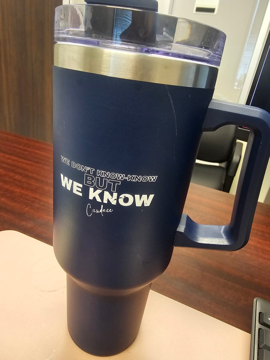Customer photo review of WE KNOW STANDACE CUP