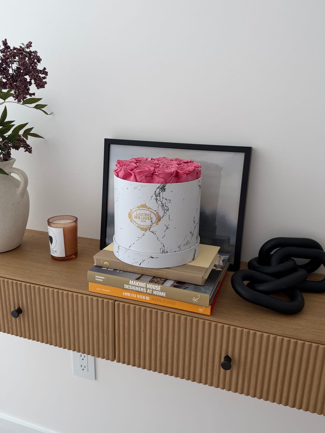 Customer photo review of Ever Grace 13 Roses In Marble Box