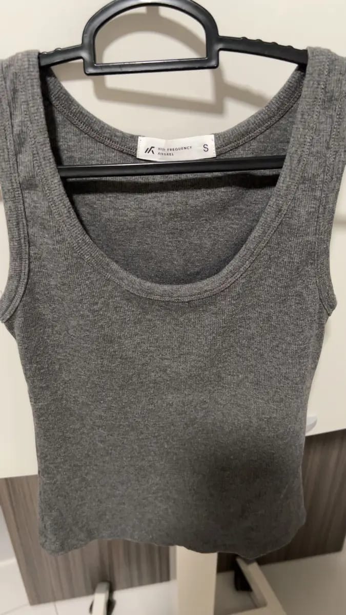 Customer photo review of Ribbed Tank Top