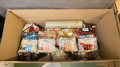 Kundenbewertung mit Foto zu Bio Popcorn Salted Caramel Style
