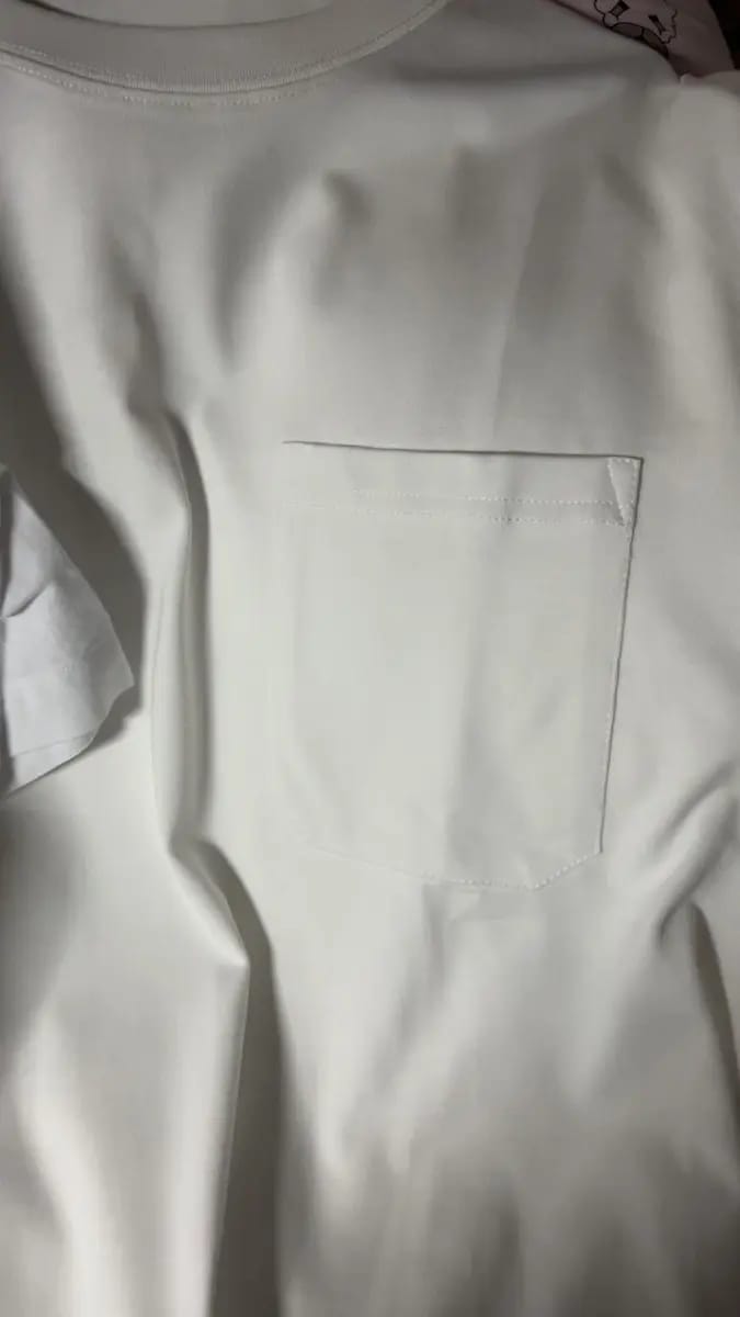 Customer photo review of Pocket Oversized T-shirt 270GSM