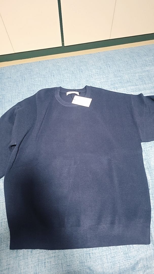 Customer photo review of Loose Fit Heavyweight Knitted Long Sleeve Pullover