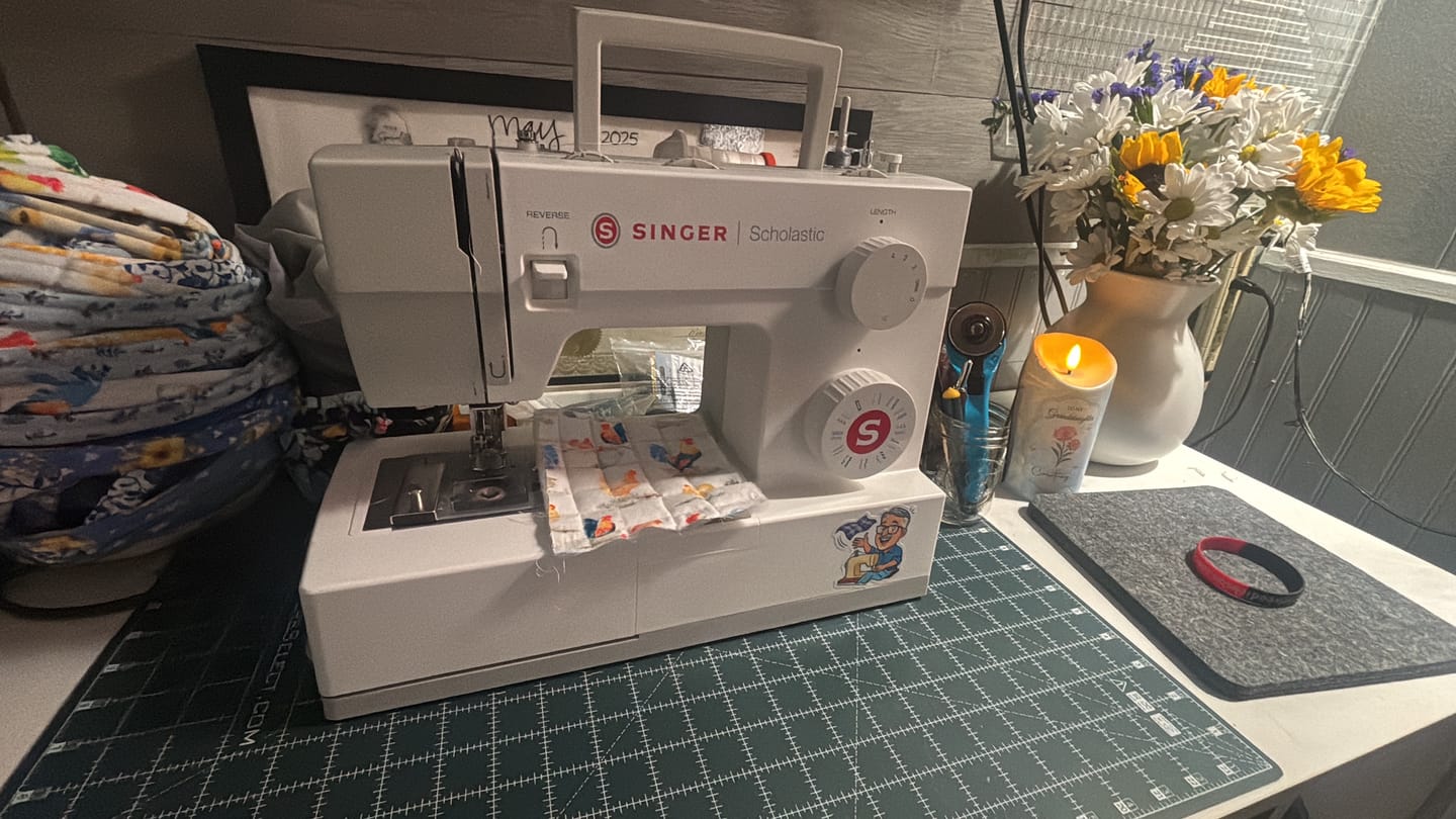 Customer photo review of Dual Sided Cutting Mat, Quilters Select
