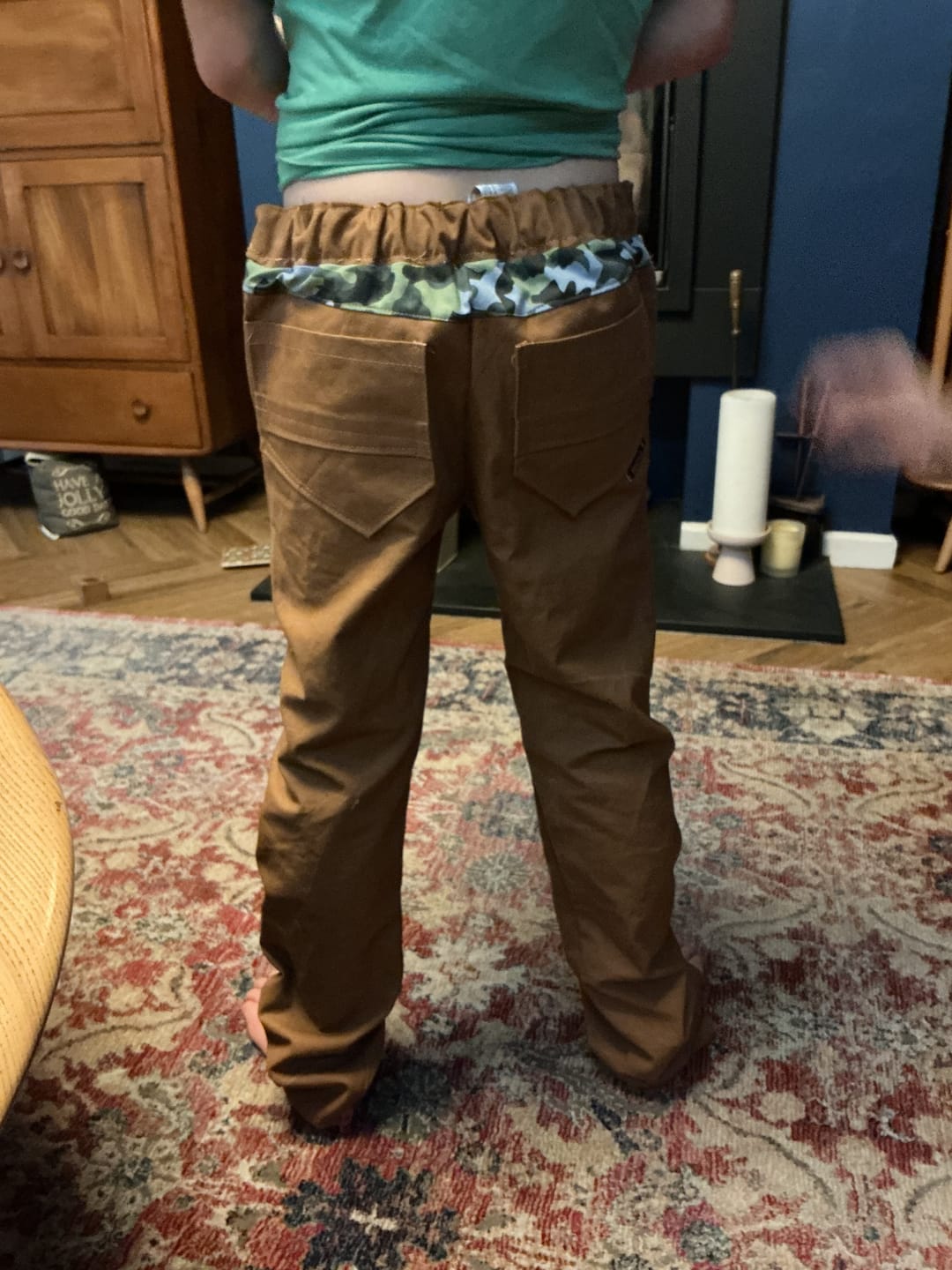 Customer photo review of Camouflage Cotton Fabric