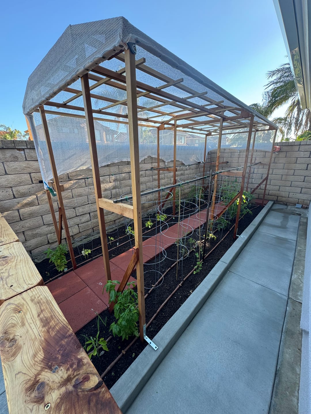 Customer photo review of 30% Shade Cloth