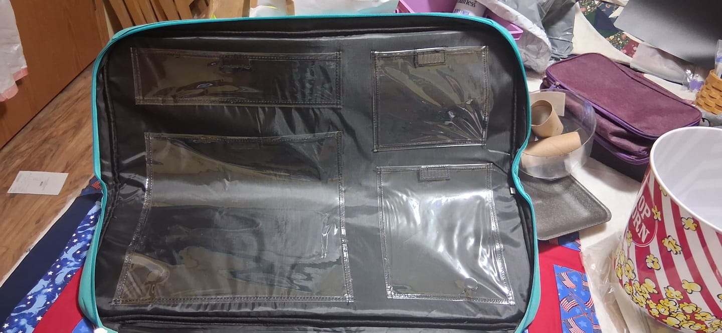 Customer photo review of Sew Steady Travel & Storage Bag