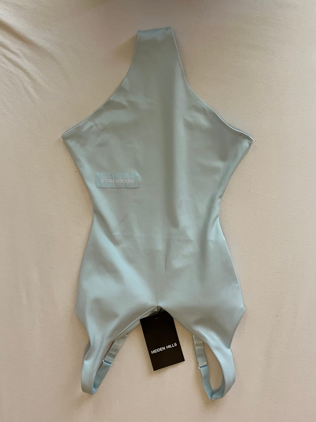 Customer photo review of LABEL BODYSUIT LIGHT BLUE