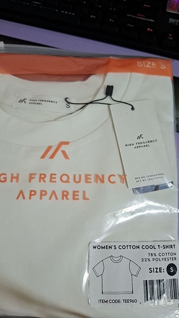 Customer photo review of Cotton Cool Short Sleeve T-Shirt