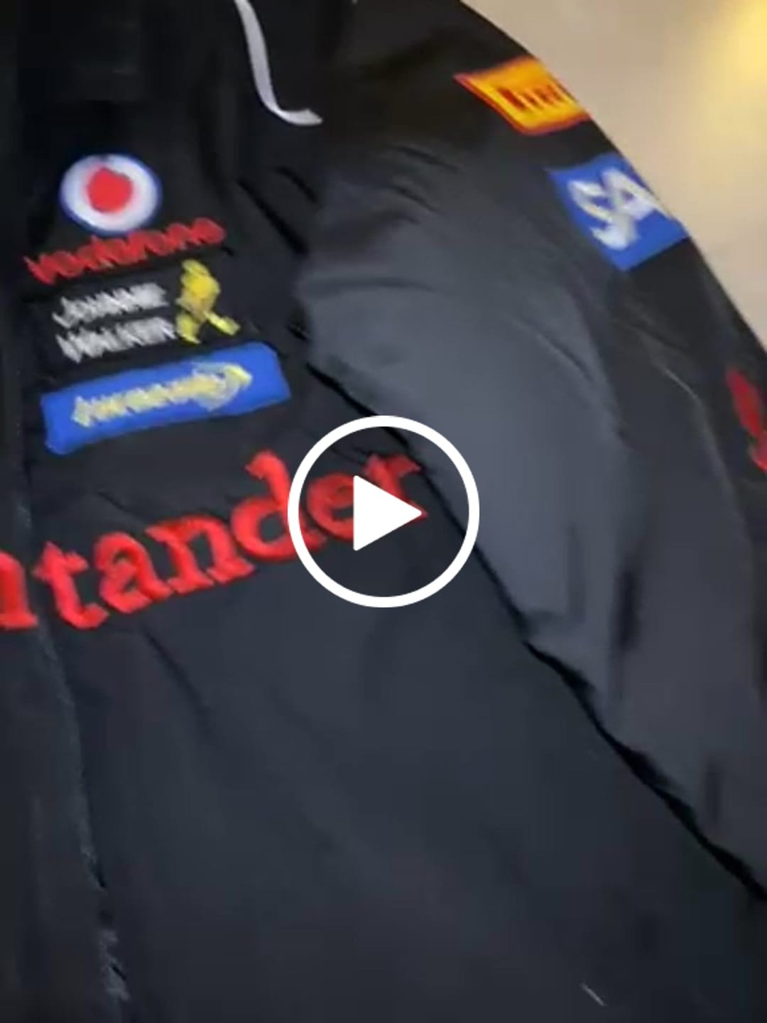 Customer video review of McLaren Mercedes F1 Vintage Racing Team Jacket