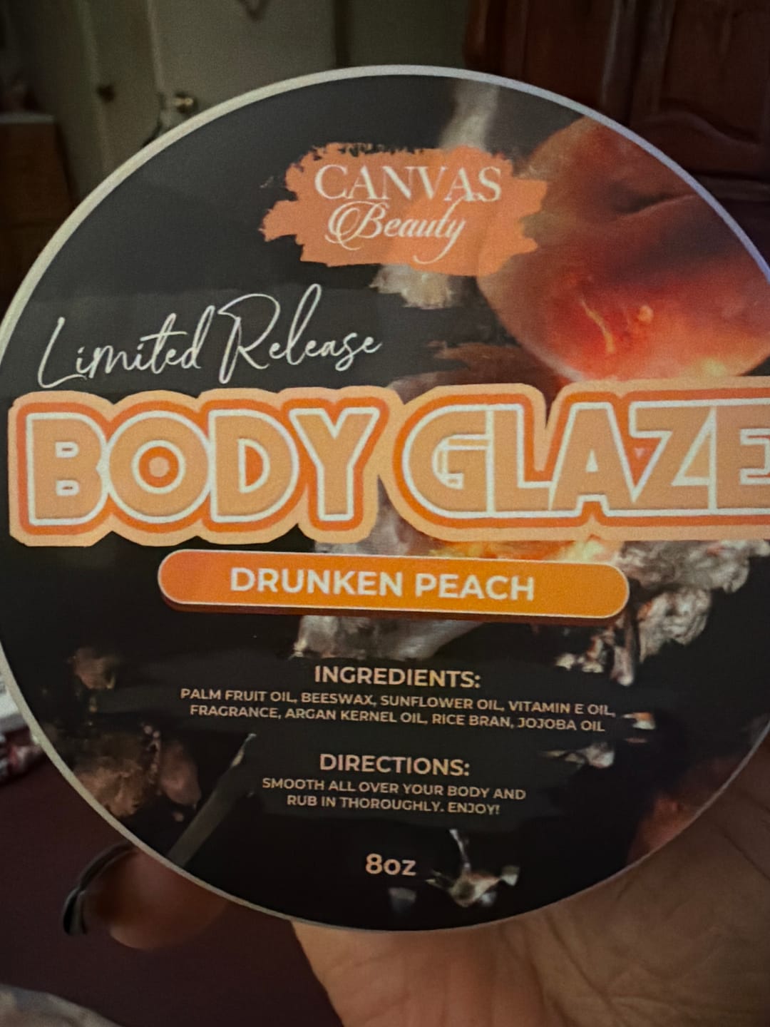 Customer photo review of (NEW) BODY GLAZE: DRUNKEN PEACH