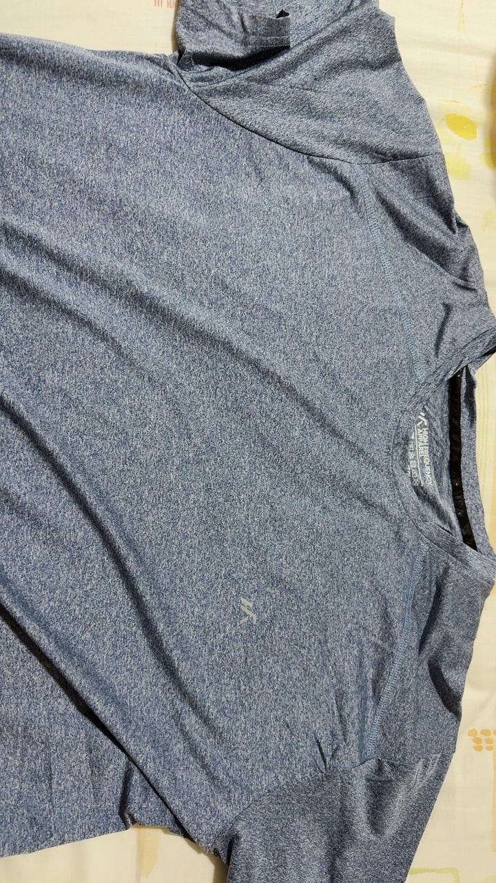 Customer photo review of Perforated Performance Dri-Fit Crew Neck Short Sleeve T-Shirt