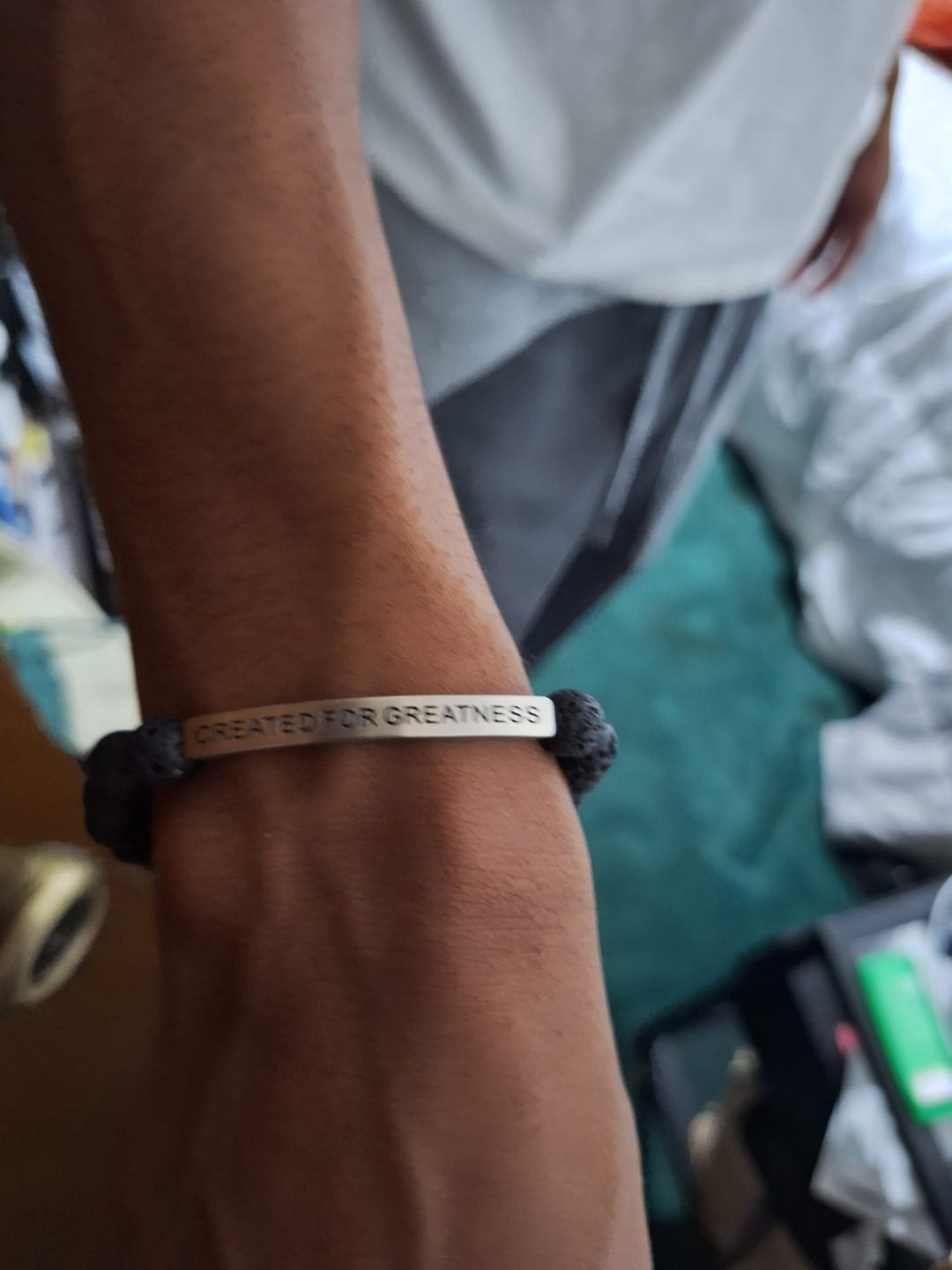 Customer photo review of CREATED FOR GREATNESS - Mens Collection