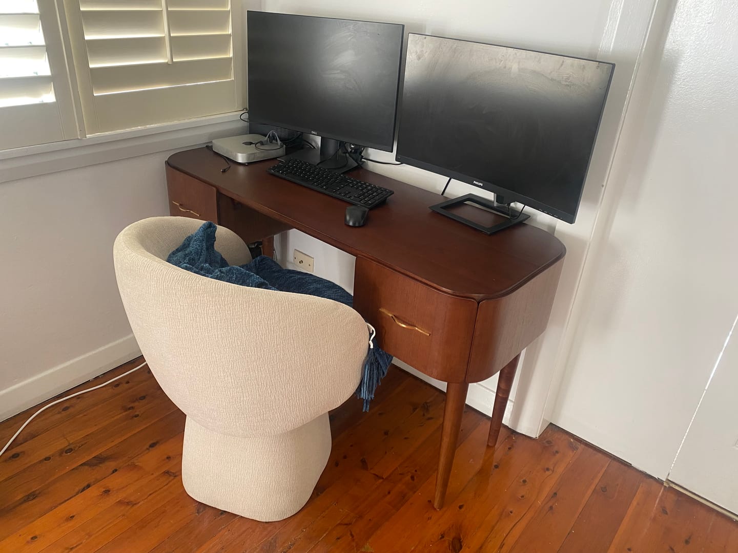 Customer photo review of Marguerite 2 Drawer Desk