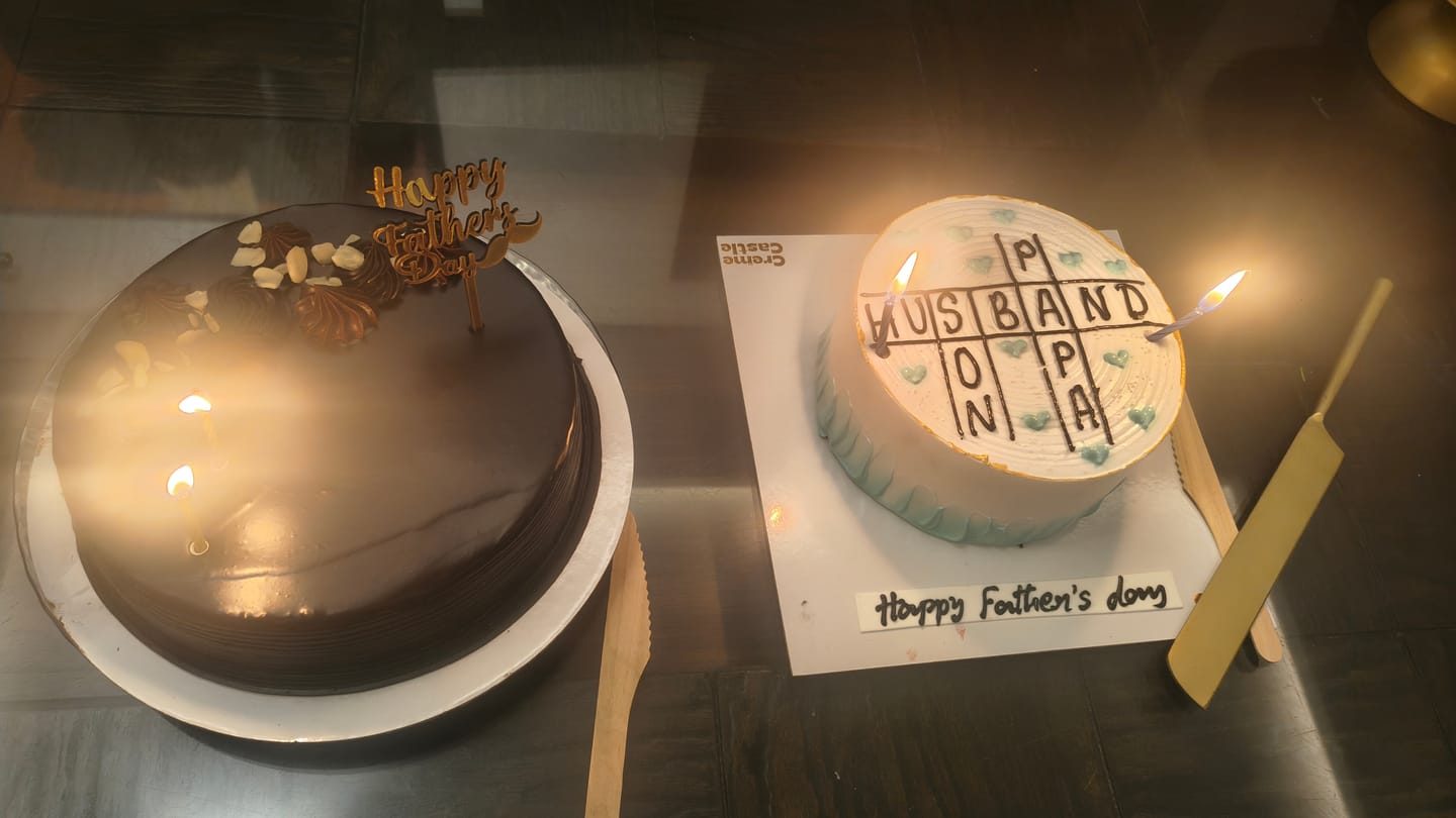 Customer photo review of Special cake for Husband