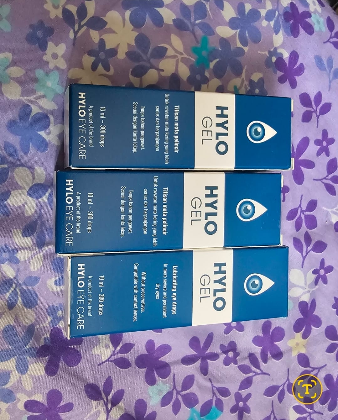 Customer photo review of HYLO Gel 潤眼凝膠 眼藥水 10毫升【平行進口】