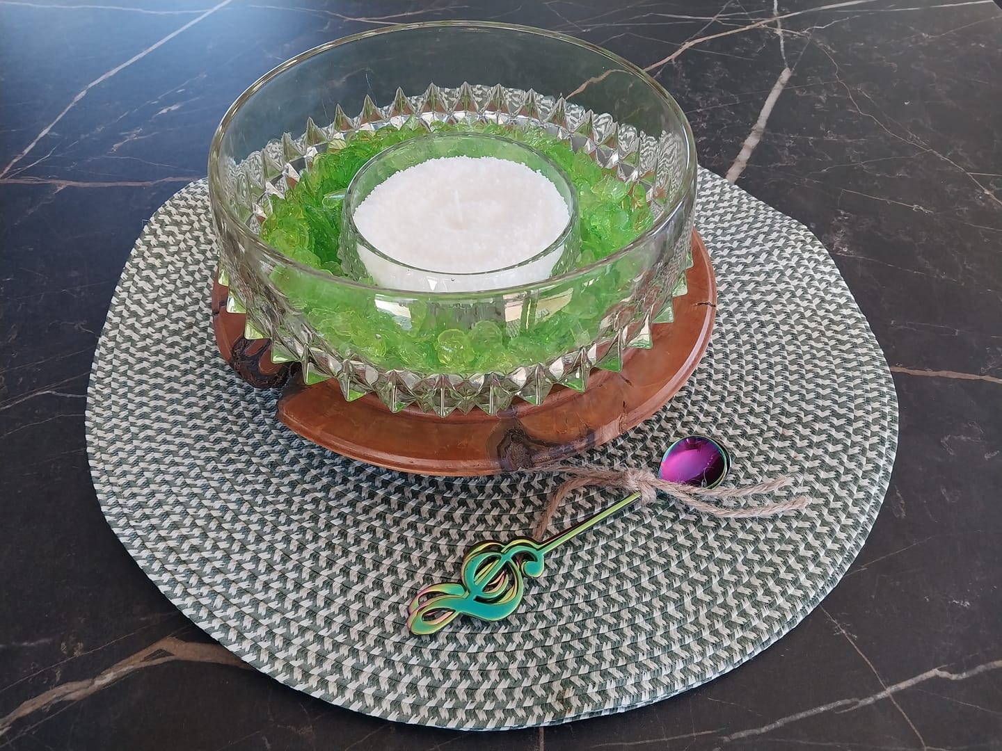 Customer photo review of Bella Luce Candle Sand