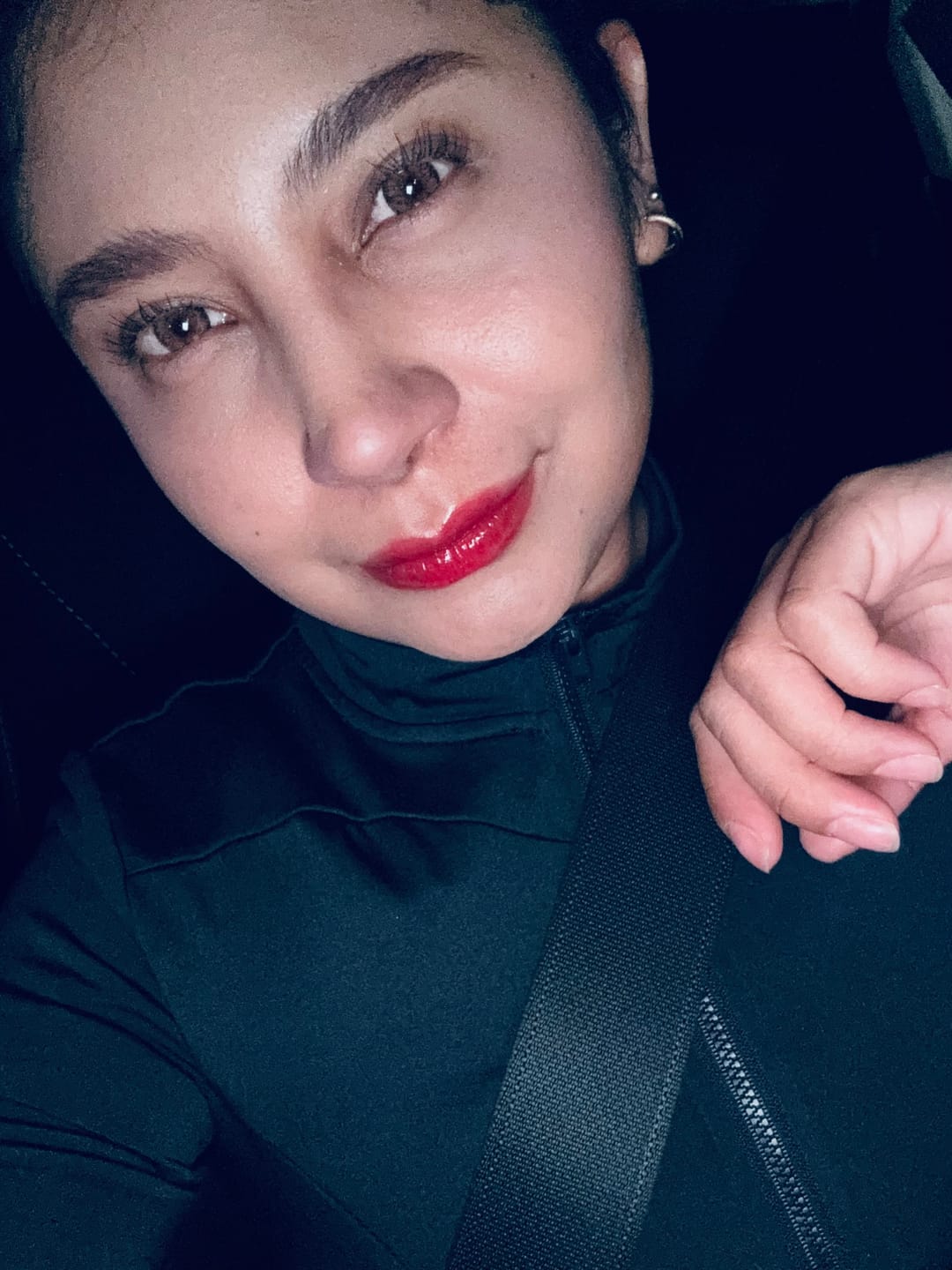 Customer photo review of Cyrene Hazel Prescription Colored Contact Lenses