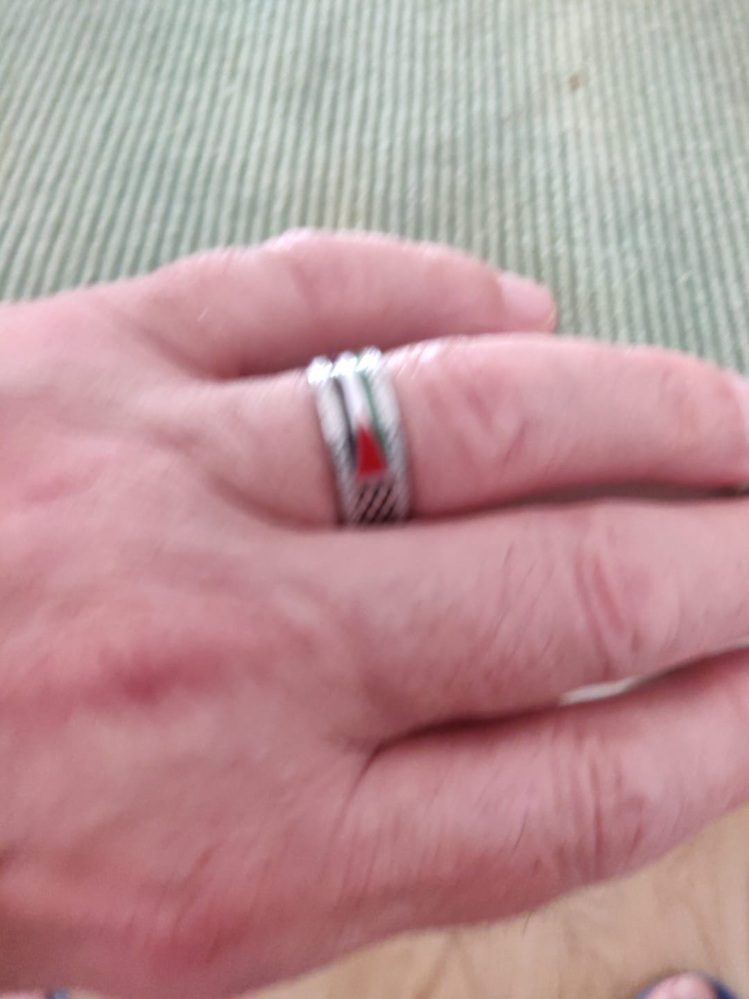 Customer photo review of Palestine Heritage Ring