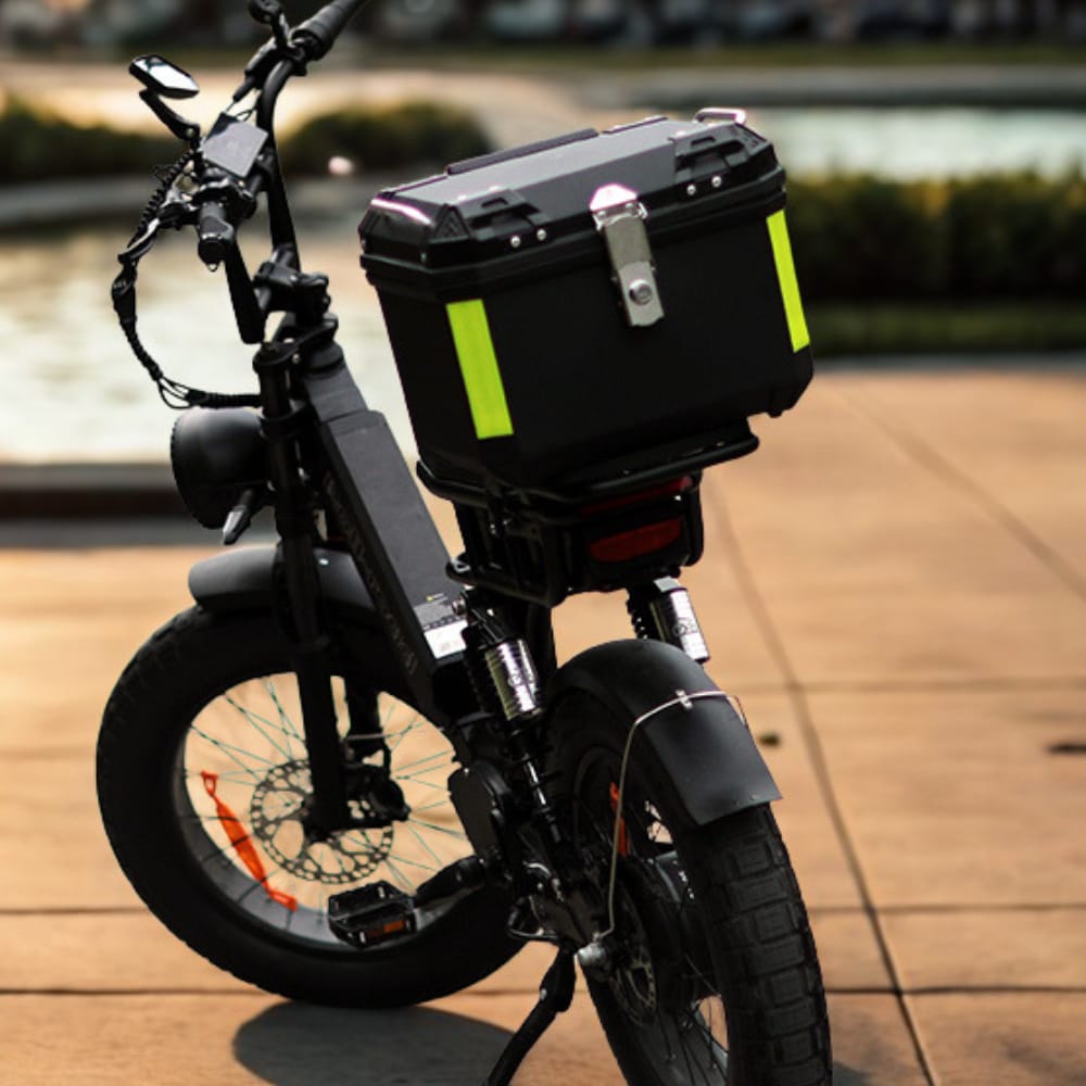 Customer photo review of Ebike Multifunctional Rear Trunk/Tail Box