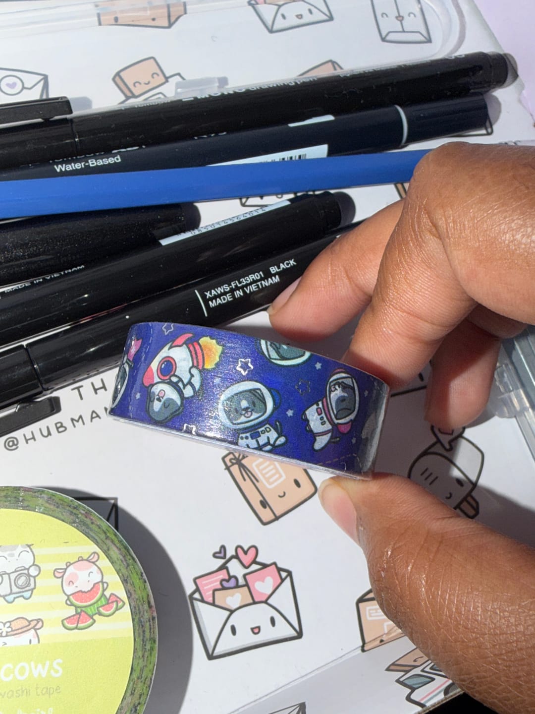 Customer photo review of Blast Off Washi Tapes (Set of 2)