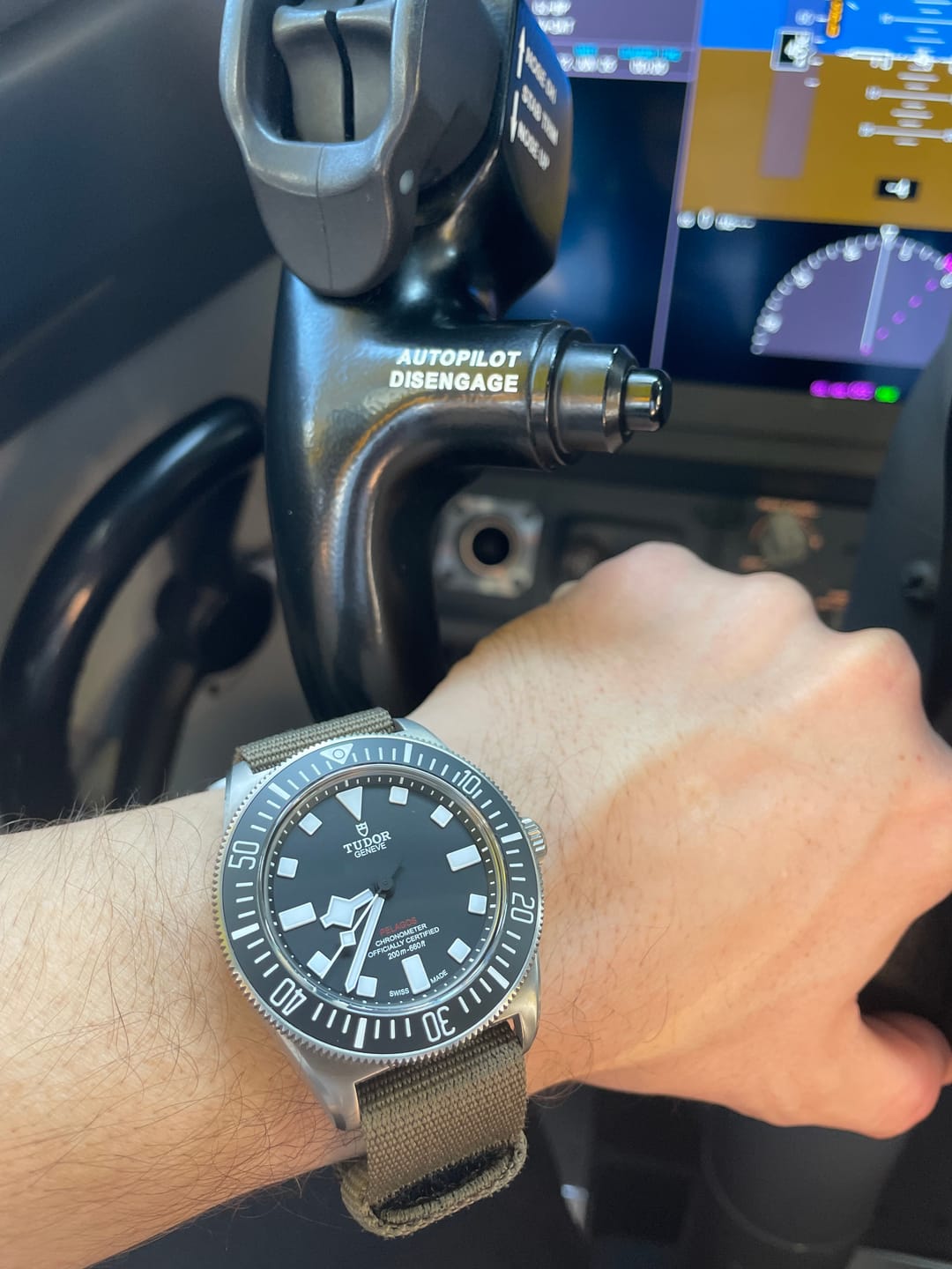 Customer photo review of Glomar Explorer - Hook And Loop Watch Strap