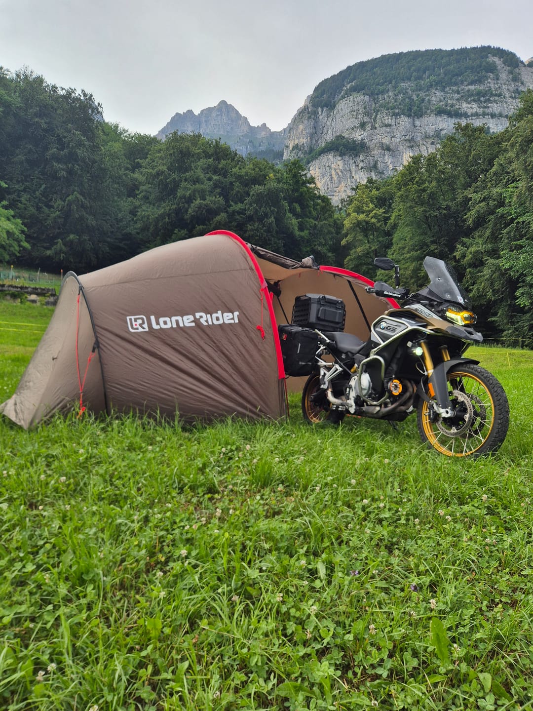 Customer photo review of MotoTent Awning Kit