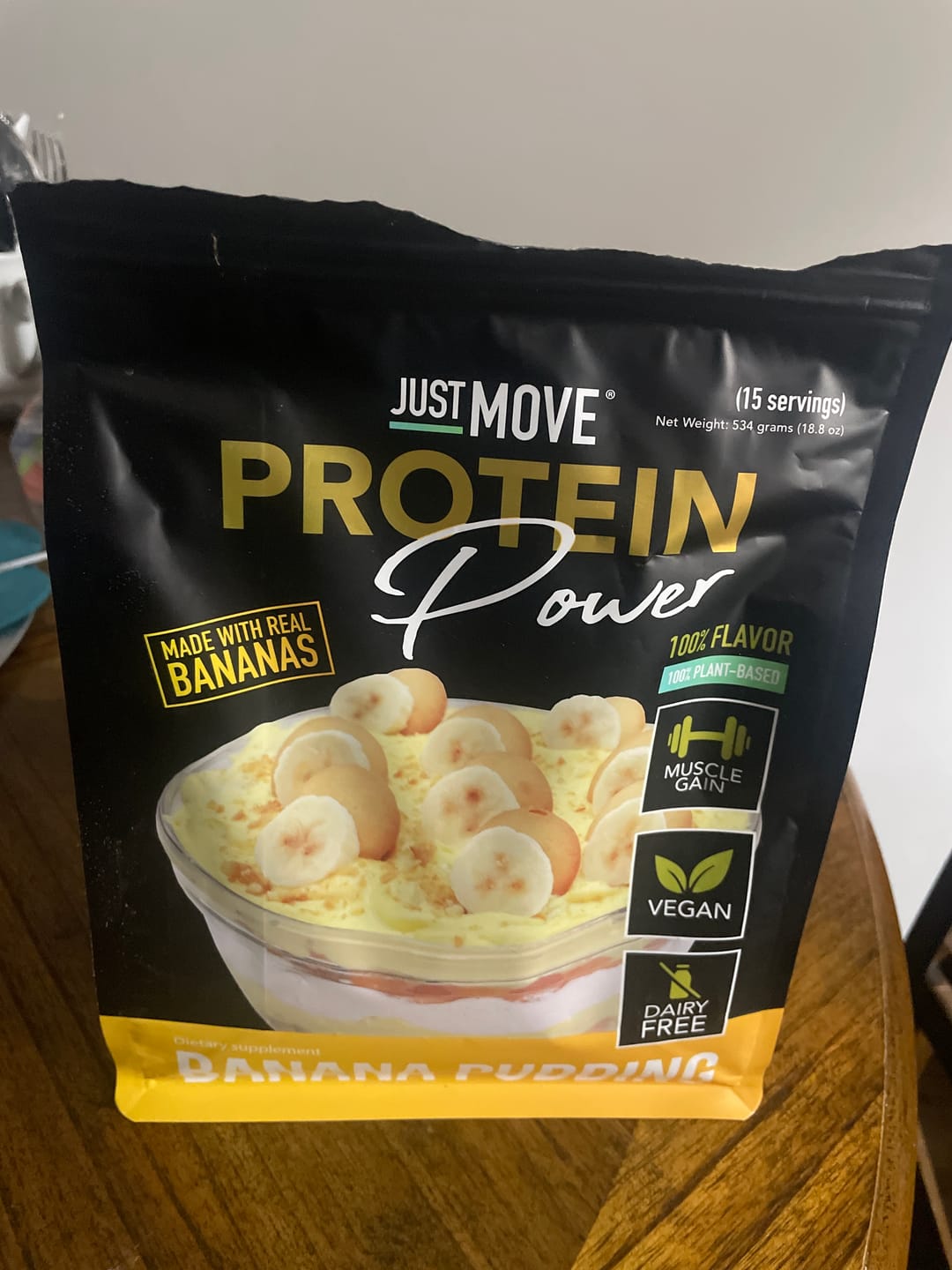 Customer photo review of Banana Pudding Protein