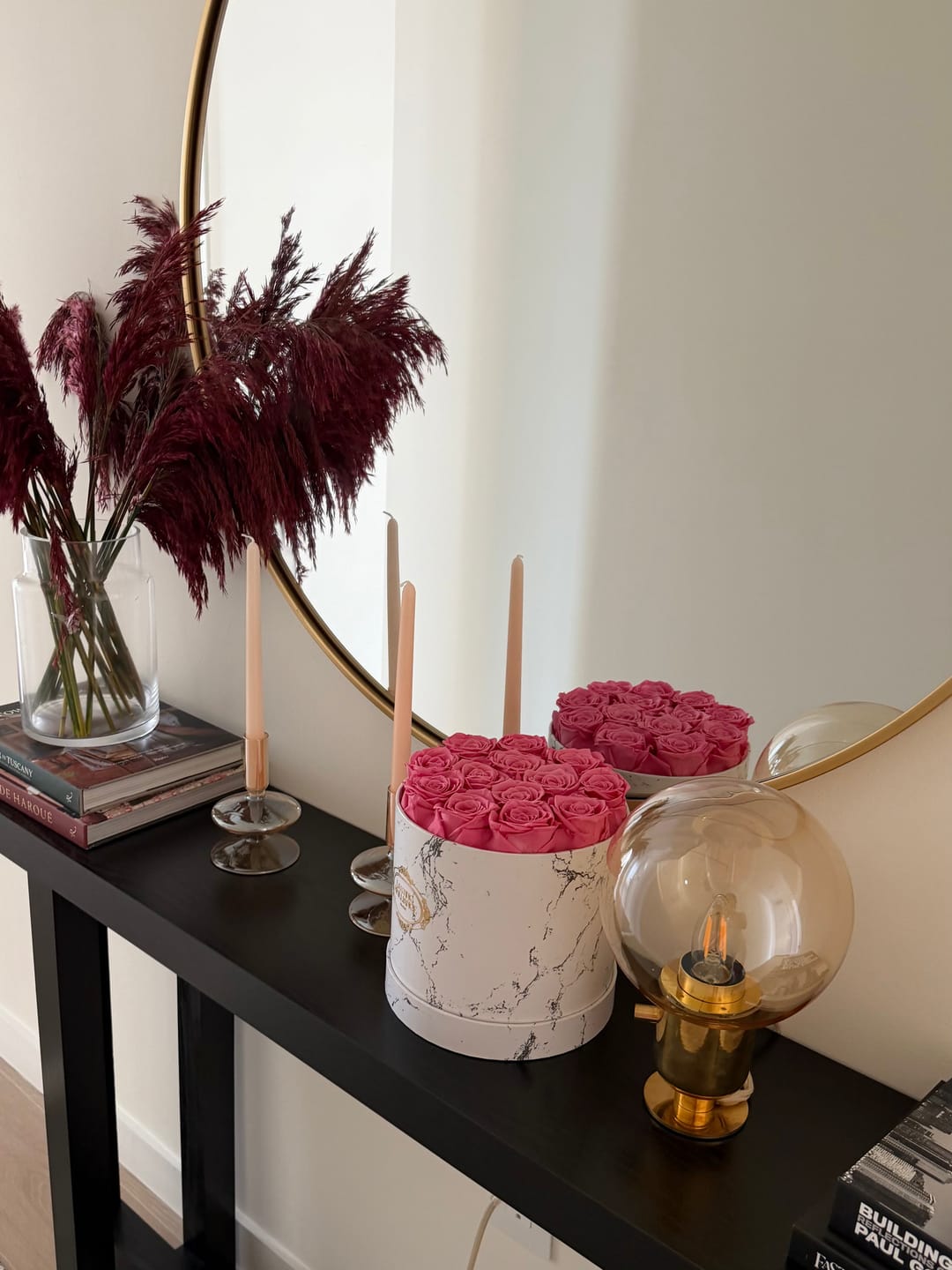 Customer photo review of Ever Grace 13 Roses In Marble Box