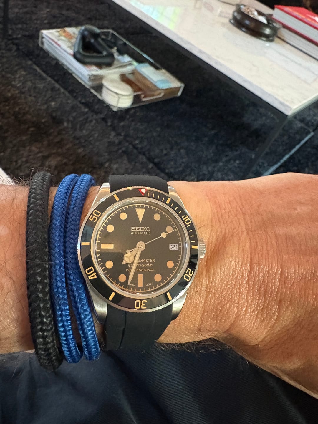 Customer photo review of Scubamaster 58 – Rubber Strap Edition