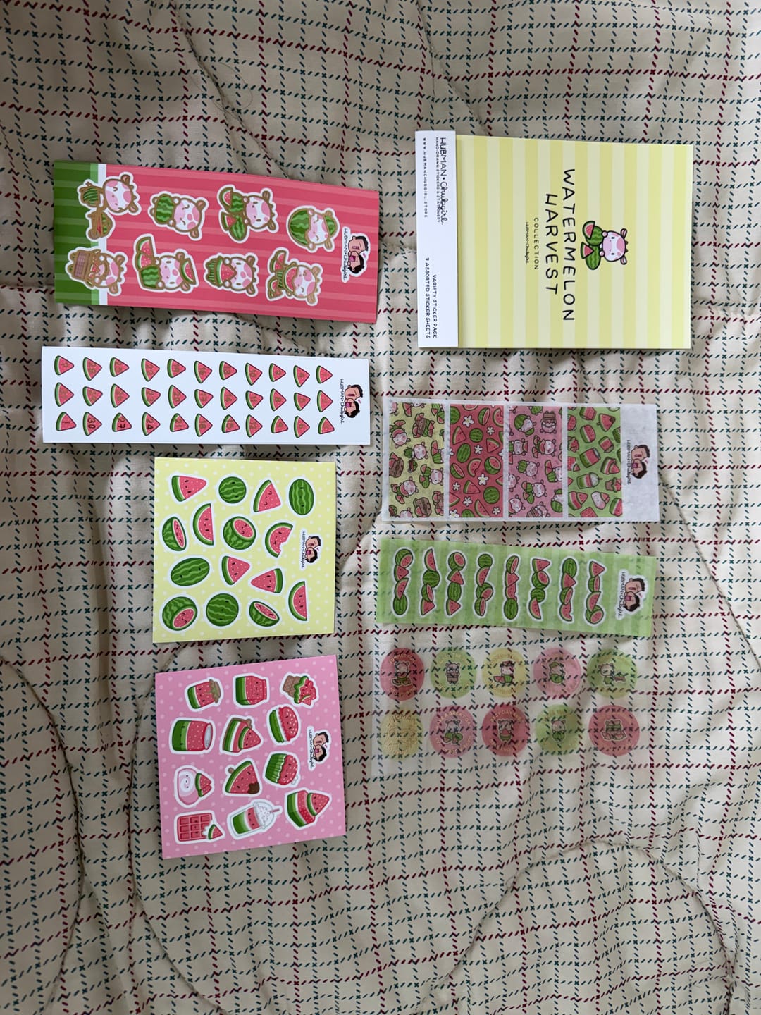 Customer photo review of Summer Watermelons Variety Sticker Pack
