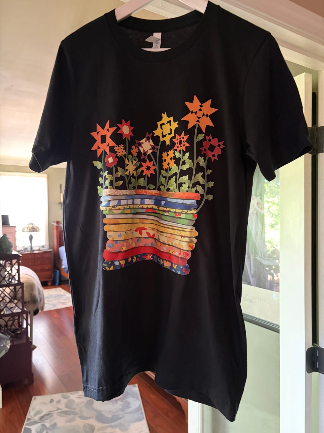 Customer photo review of Where Quilts Bloom T-Shirt