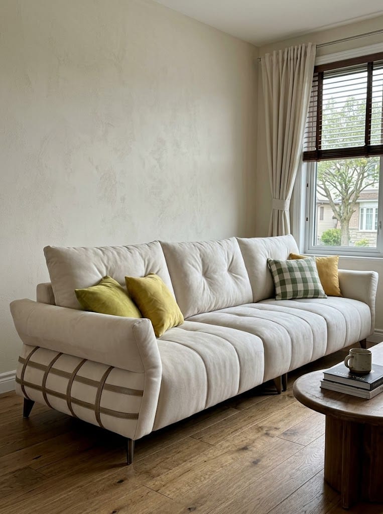 Customer photo review of Kensington 3-Seater Sofa (Dark Grey)
