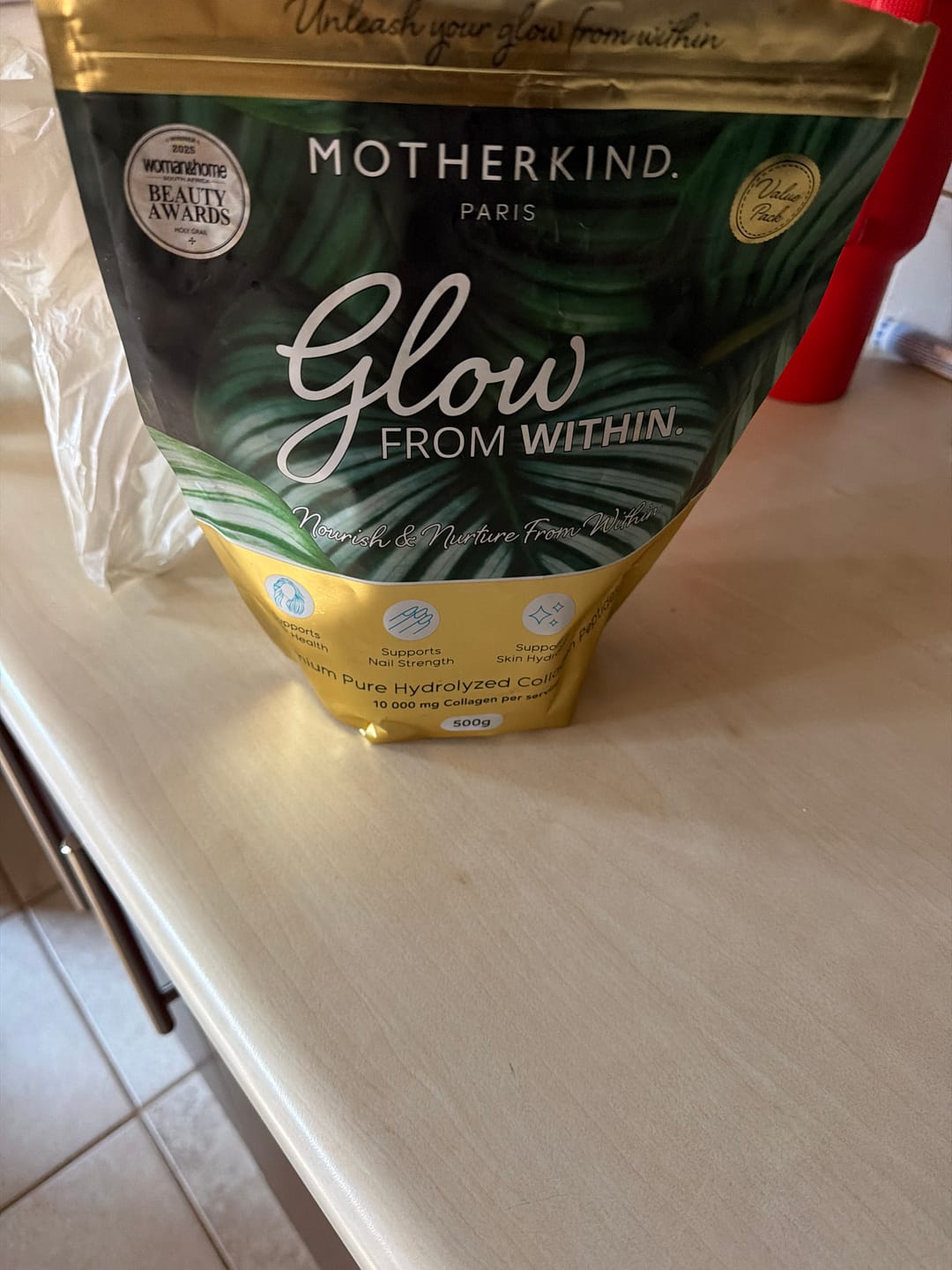 Customer photo review of Glow From Within Collagen 2 x 500g