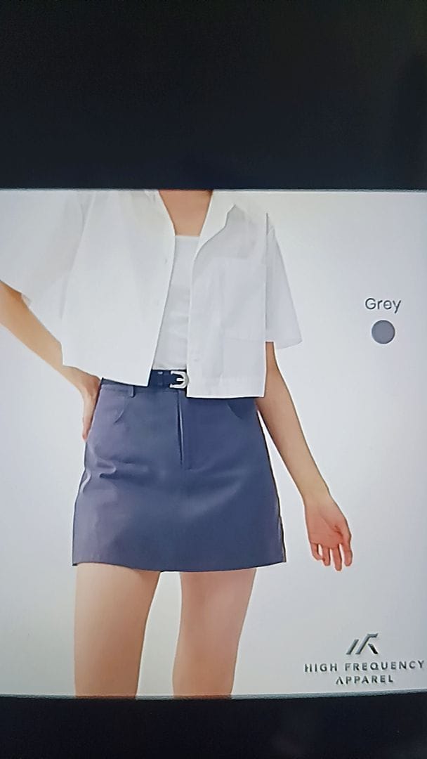 Customer photo review of Basic Cotton Pocket Skorts