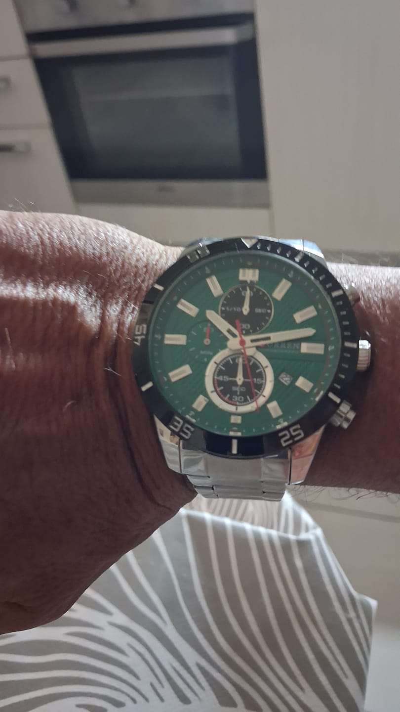 Customer photo review of Curren Berna® orologio uomo acciaio