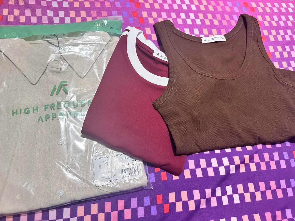 Customer photo review of Ribbed Tank Top