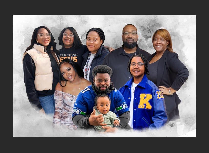 Customer photo review of Add Loved One to Photo, Family Portrait From Different Photos, Combine Photos Canvas, Christmas Gift, Memorial Gift for Dad Mom, Add Passed Away