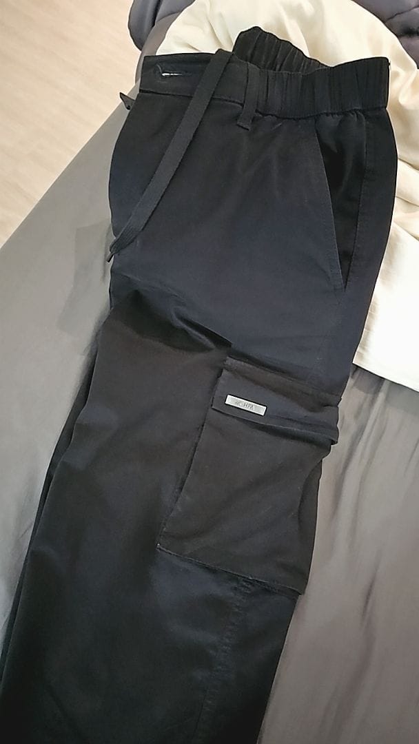 Customer photo review of Straight Cut Utility Cargo Pants